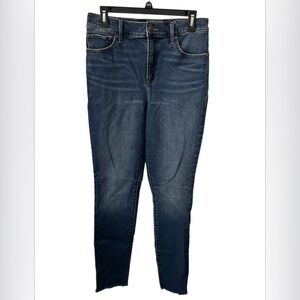 Express 90’s Skinny Stretch Jeans Women’s Size  8L Blue Denim High Rise 31” in L